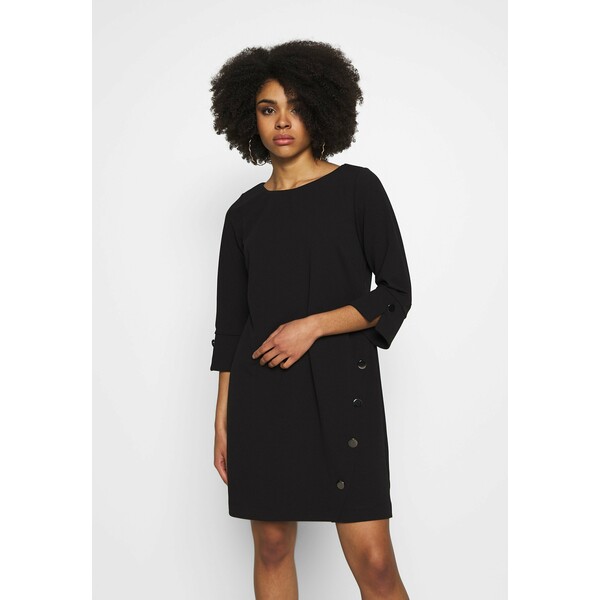 Wallis Petite BUTTON SHIFT DRESS Sukienka letnia black WP021C07C