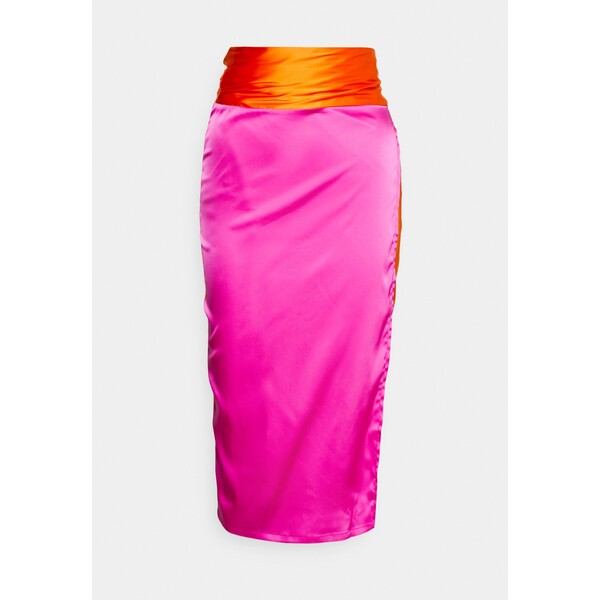 Never Fully Dressed Petite JASPRE Spódnica ołówkowa orange NEZ21B00K-T11